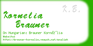 kornelia brauner business card